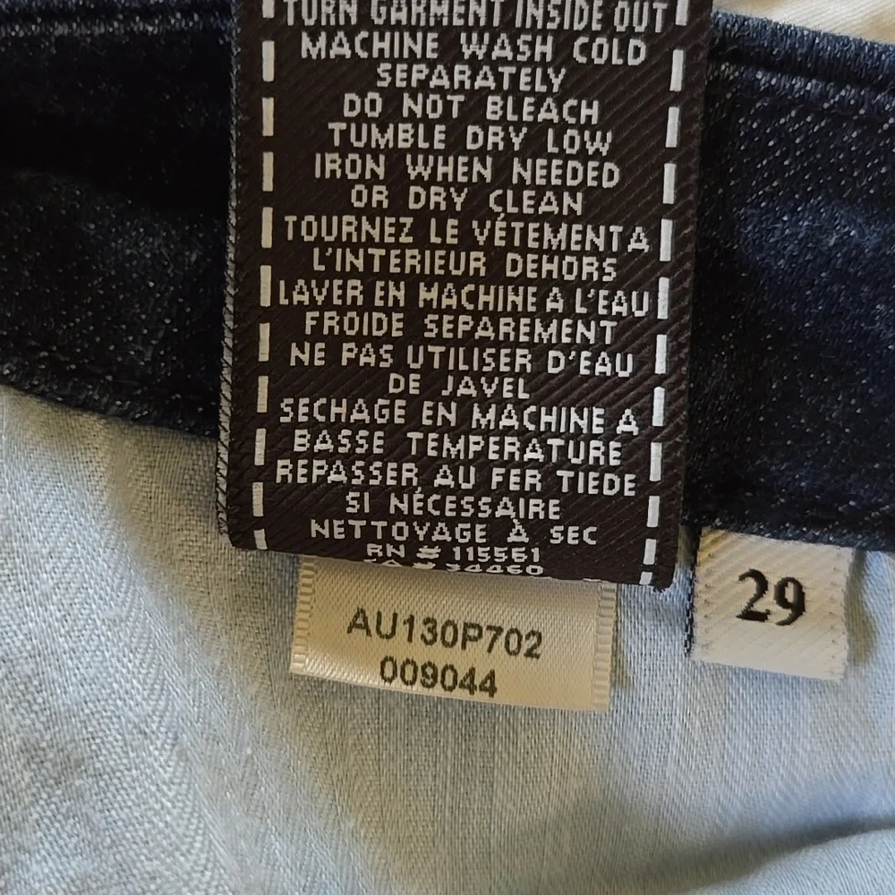 7 for All Mankind The Lexie Petite 'A' Pocket Bootcut Jeans Dark Wash EUC - 29 - Picture 11 of 12